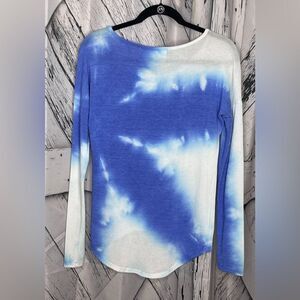 Vintage Havana pull over top high/low tie dye S